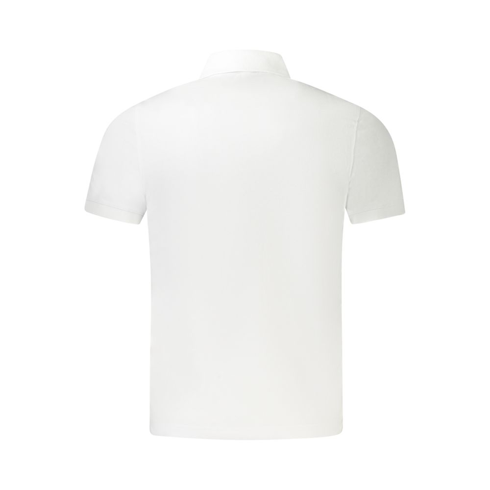 White Cotton Men's Polo Shirt