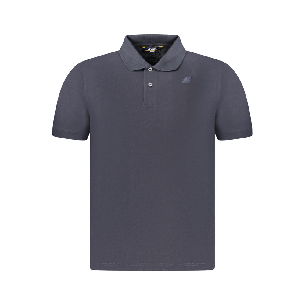 Blue Cotton Men's Polo