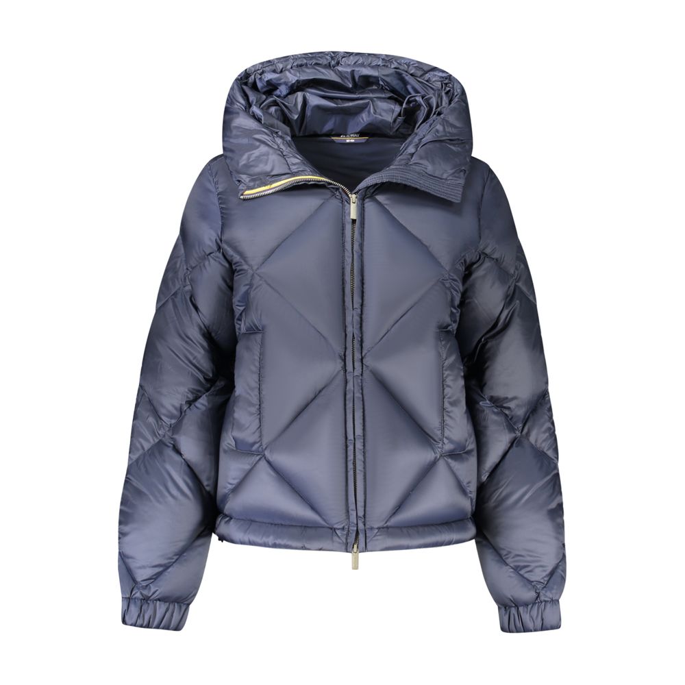 Blu Polyester Women Jacket