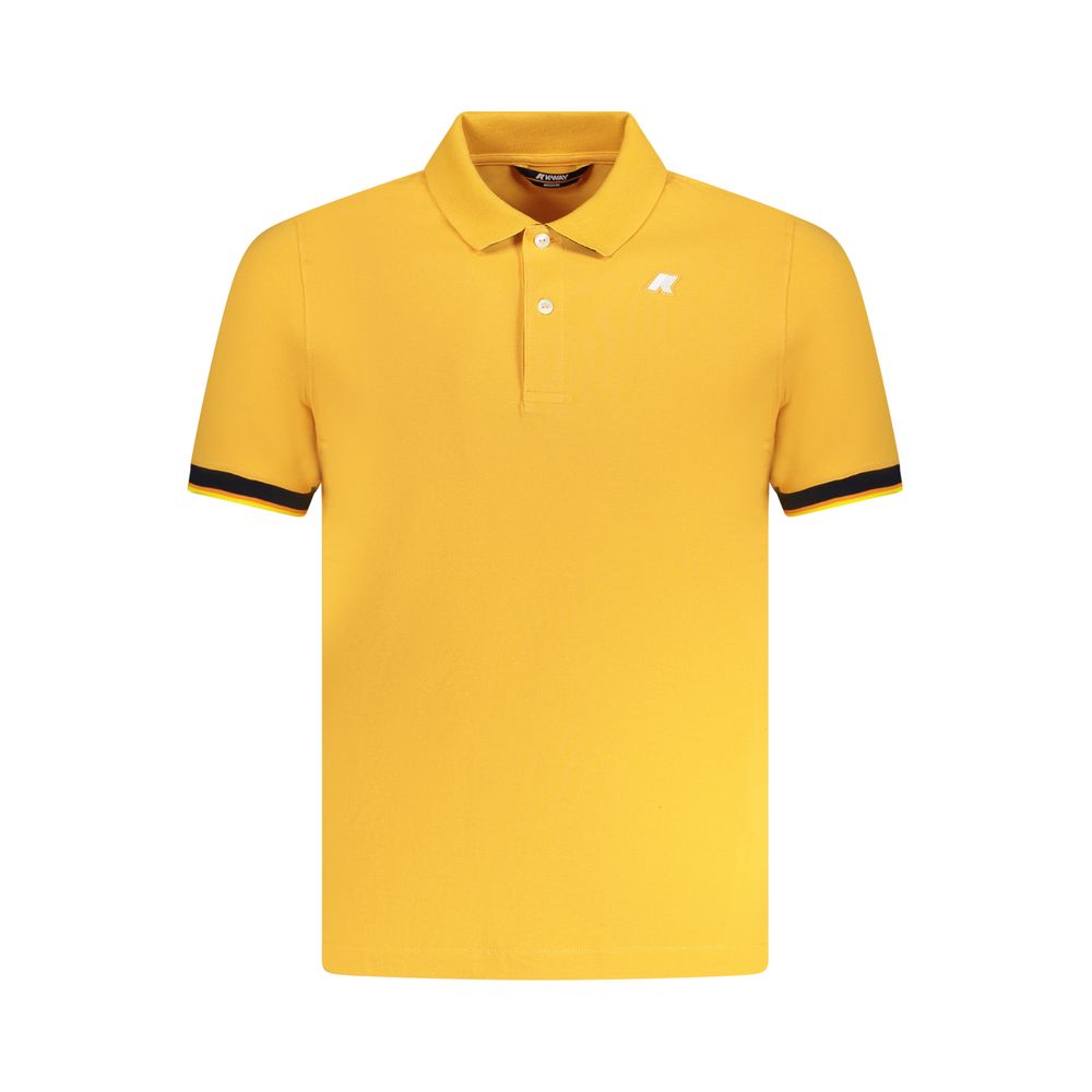 Arancione Cotton Men Polo