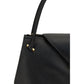 Black Calf Leather Bos Taurus Shoulder Bag