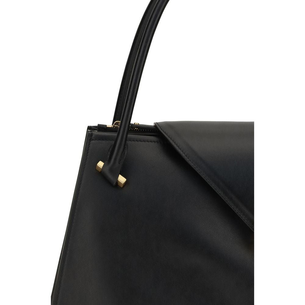 Black Calf Leather Bos Taurus Shoulder Bag