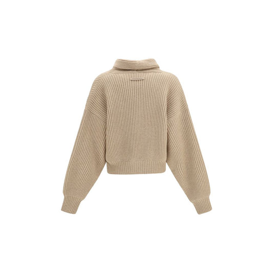 Beige Wool Oves Aries Cardigan