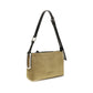 Beige Suede Leather Shoulder Bag