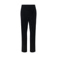 Black Cotton Casual Pants