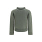 Bicolor Cashmere Sweatshirt
