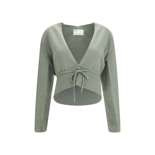Bicolor Cashmere Cardigan