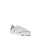 White Calf Leather Bos Taurus Low Top Sneakers
