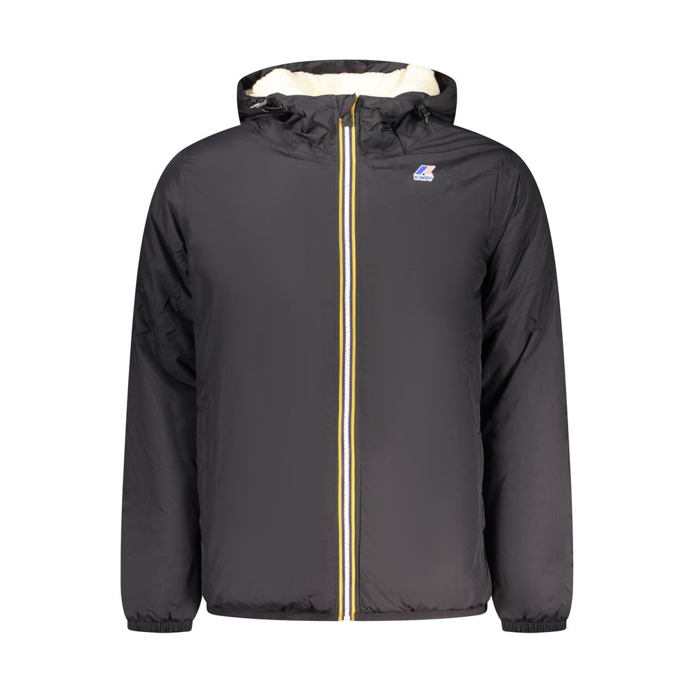 Black Polyamide Men Jacket