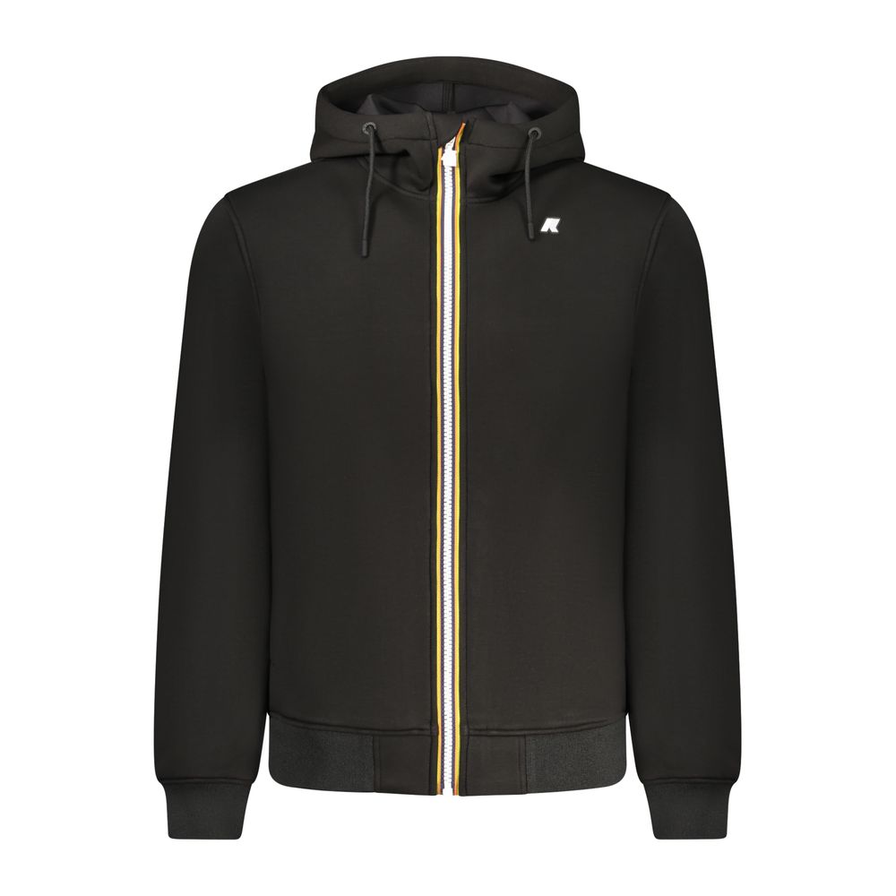Black Polyester Men Sweater