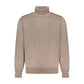 Brown Wool Men Sweater