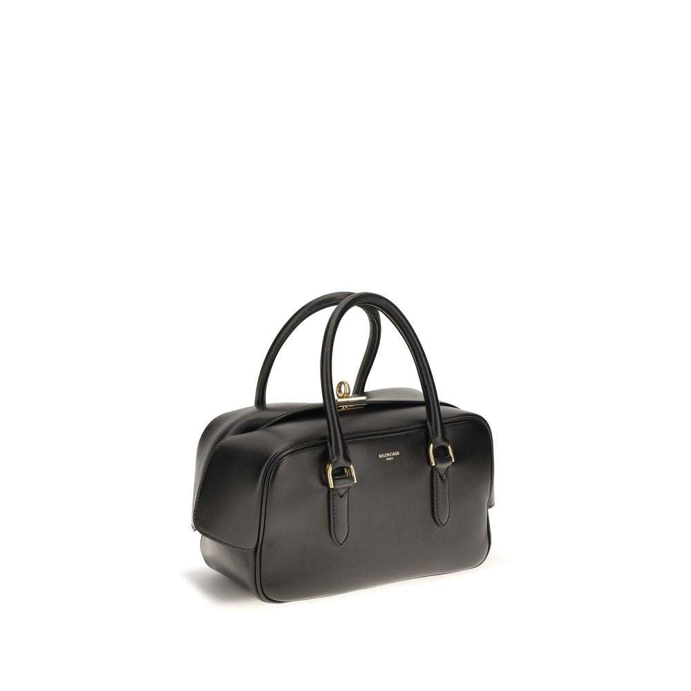 Black Lamb Leather Handbag
