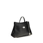 Black Calf Leather Bos Taurus Shoulder Bag
