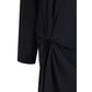 Black Cotton Casual Dress