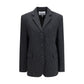 Gray Wool Oves Aries Blazer