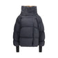 Black Polyamide Full-Length Jacket