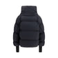 Black Polyamide Full-Length Jacket