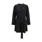 Black Recycled Polyester Cocktail Dress