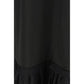 Black Acetate Casual Dress