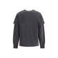 Gray Cotton Long Sleeve T-Shirt