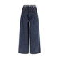 Blue Cotton Jeans Denim