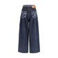 Blue Cotton Jeans Denim