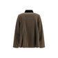 Brown Cotton Denim Jacket