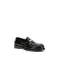 Black Calf Leather Bos Taurus Slip-On Loafers