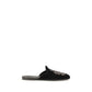 Black Velvet Flats