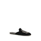 Black Velvet Flats