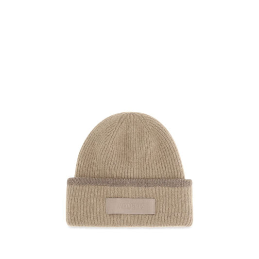 Beige Alpaca Vicugna Pacos Beanie