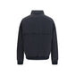 Black Polyester Bomber