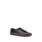 Black Calf Leather Bos Taurus Low Top Sneakers
