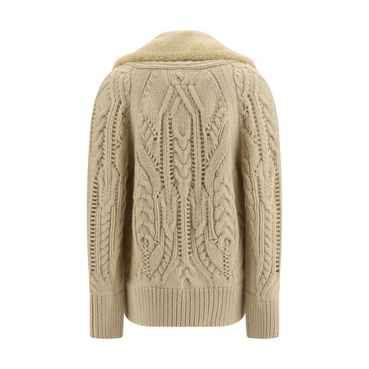 Beige Wool Oves Aries Sweatshirt