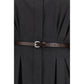 Gray Wool Oves Aries Casual Dress