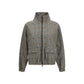 Beige Viscose Bomber