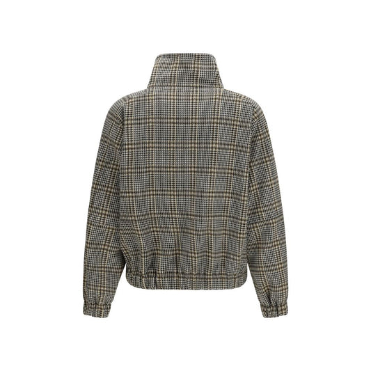 Beige Viscose Bomber