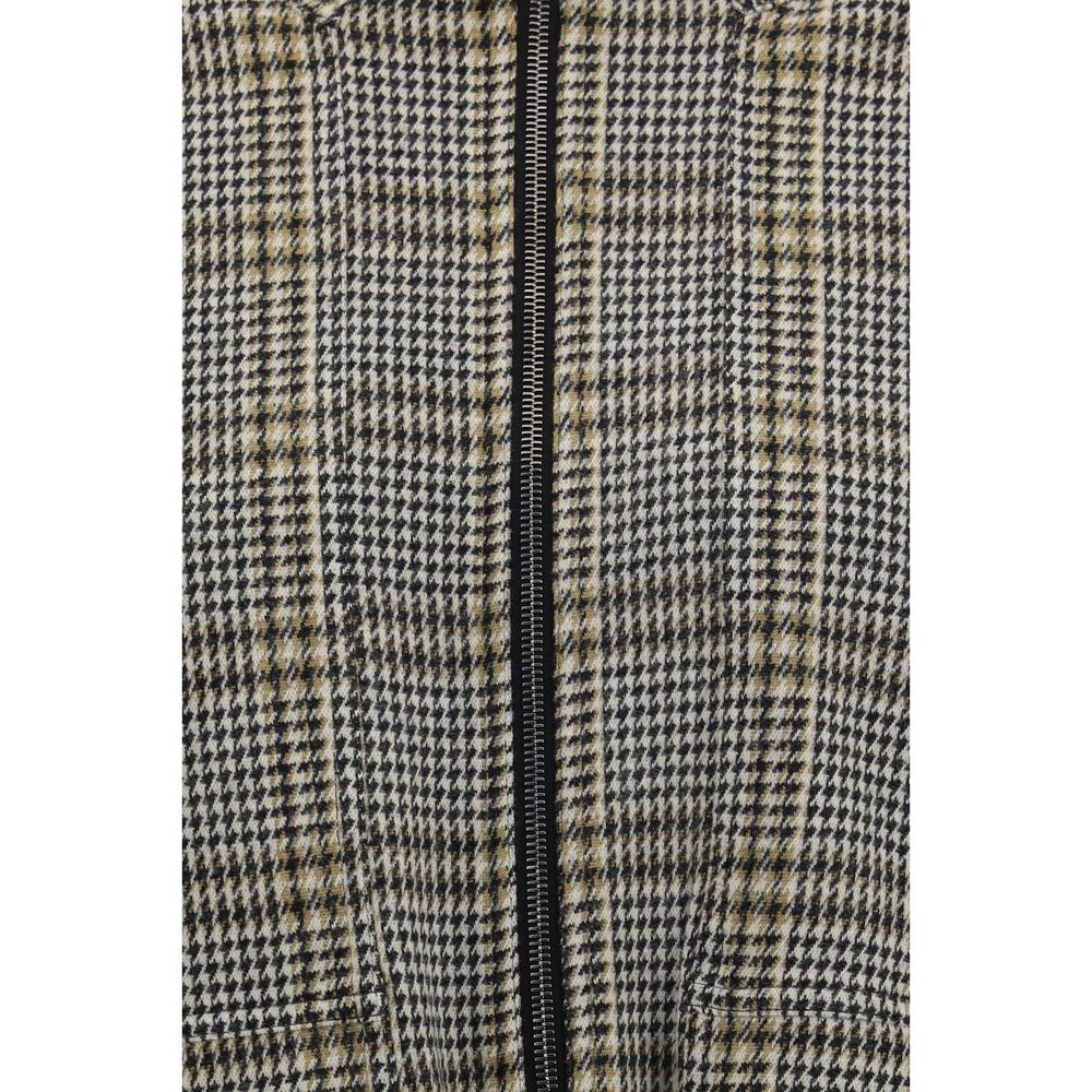Beige Viscose Bomber