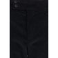 Black Cotton Casual Pants