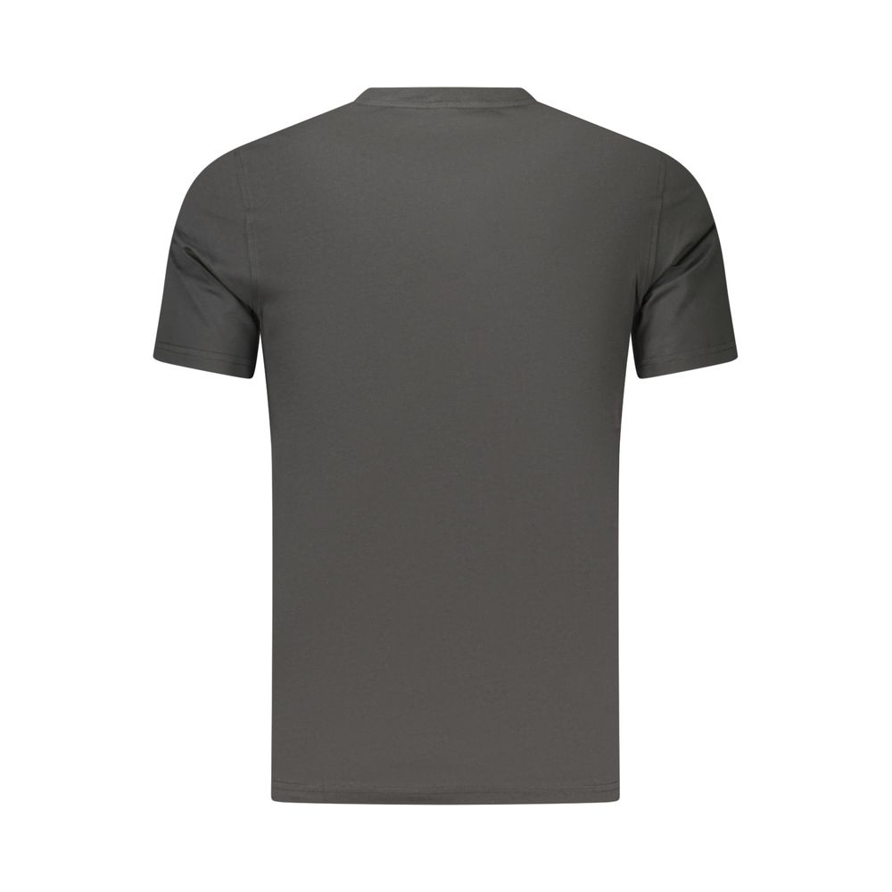 Black Cotton Men's T-Shirt