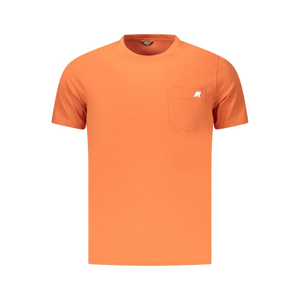 Orange Cotton Men's T-Shirt
