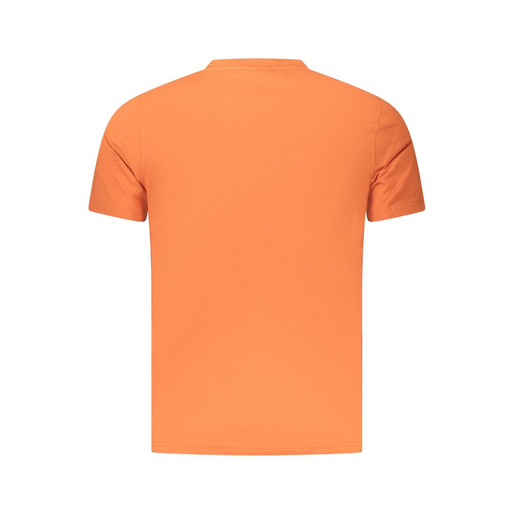 Orange Cotton Men's T-Shirt