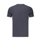 Blue Cotton Men's T-Shirt
