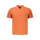 Orange Cotton Men's Polo Shirt