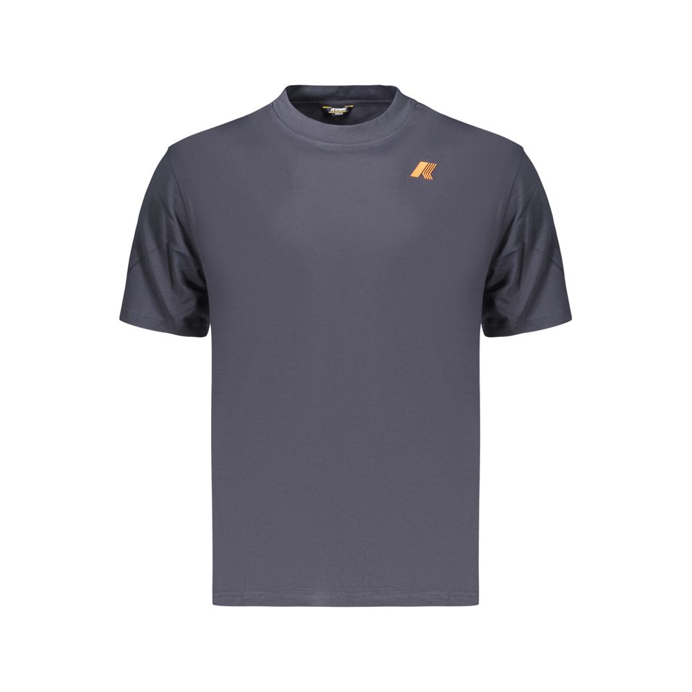 Blue Cotton Men's T-Shirt