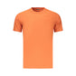 Orange Cotton Men T-Shirt