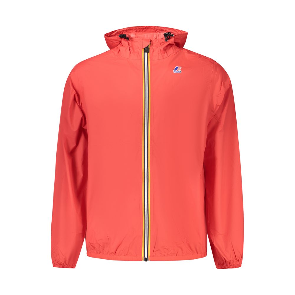 Red Polyamide Men's Jacket