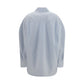Blue Cotton Dress Shirt
