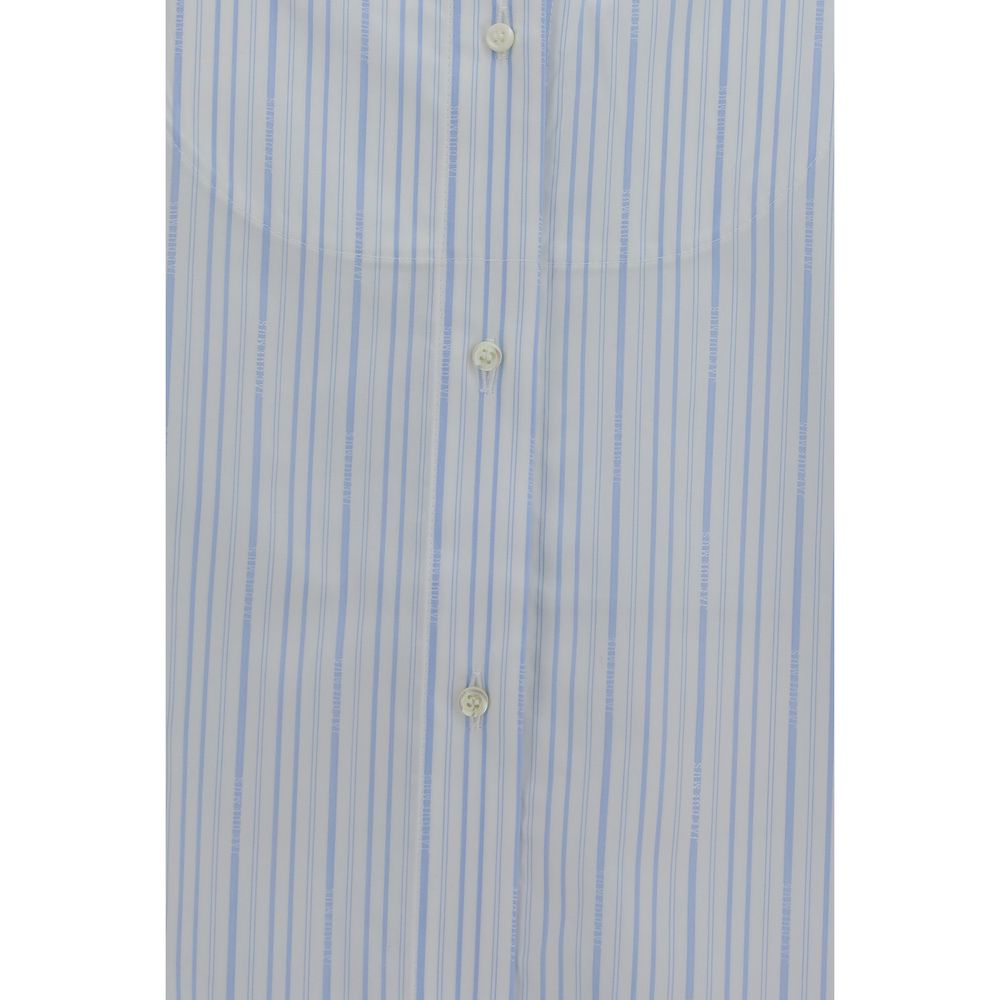 Blue Cotton Dress Shirt