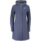 Blue Polyester Women's Jacket